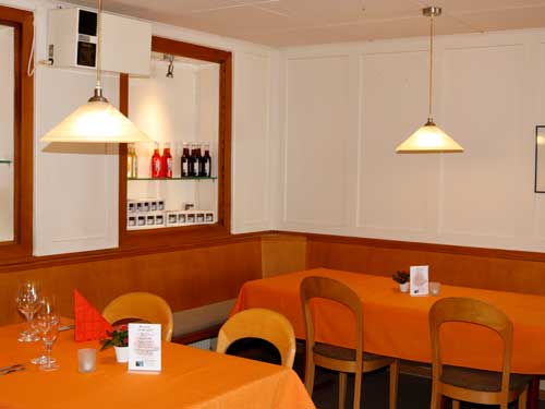 Hirschen-Stübli im hinteren Teil des Gaststube.