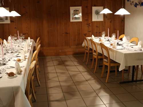 Hirschen-Säli festlich